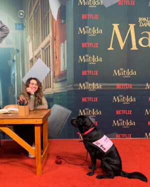 Michelle Brasier Instagram - Happy International Guide Dog Day! I’m so proud to be an ambassador for @guidedogsaustralia and I love taking my perfect angel ambassador dog, Eva everywhere I go. Together we offer people, restaurants, drivers, theatres, red carpets and sets the chance to experience having a Guide Dog around. Eva has won over many people who were originally fearful of dogs or unsure of what exactly a Guide Dog does and it’s so amazing to watch her work so confidently and gently. She’s become part of the furniture at @comedyrepublicmelb and @sonny_ray_cafe and I couldn’t be more proud of her. Guide dogs play a pivotal role in many people’s lives. The bond between a guide dog and their handler is so special. Guide dogs change lives (and have access all areas passes, don’t forget baby!).