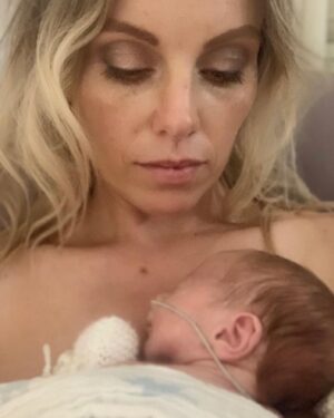 Michelle Dewberry Instagram - Looking back at photographs, like this one from when my baby was on the NICU. What an absolute rollercoaster that was...How far my little boy has come ❤️
.
.
Preemies sure are fighters 💪🏻 
.
.
.
.
#motherslove #memories #nicu #nicubaby #nicustrong #nicumama #nicufamily #newborn #babyboy #31weeker #pprom #ppromawareness #firsttimemum #preemie #prematurebaby #premature #ngtube #feedingtube #love