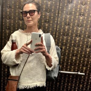 Michelle Forbes Instagram - Dear My Favourite Glasses...
I don’t know what happened...I really thought things were good between us. Better than good. Felt we were compatible on so many levels. Perhaps I was careless & reckless with your heart? Even tho I’m gutted that you’ve left me...I sincerely hope you find someone who loves you as much as I did. I’ll never forget our time together. 
Enjoy Vienna. 
love always...mishka x