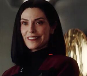 Michelle Forbes Instagram - Thanks for all the very kind words. 
So very sweet 💕
Ro taught me a lot. I’ve held those lessons close. 
She always stayed true to her word & beliefs. 
Always honest. Even if uncomfortable. 

Was very happy to be back in Patrick & Johnny F’s arms and eat breakfast and laugh together again! 

Much gratitude to Roddenberry for the original universe. Always seeking peace & unity through our human frailty. 
I will be forever grateful to Rick Berman & Jeri Taylor for creating this character. It’s been sweet to carry and hold her for decades. 

She’s such a deep part of my heart and I love that we share that. 🕊🤍🕊️