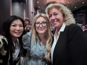 Michelle Krusiec Instagram - Happy 50 years of the AFI Directing Workshop for Women! Proud to be a part of this legacy of filmmakers committed to gender parity in cinema. I’ve found lifelong friendships and another place to call a community. My time there was imperfect, much like filmmaking. Always solving problems in what feels like a fire suit as our class had just started while the world came to a halt. But if my time there had been perfect, I would have been given the false notion that things would be easy. Instead I gained vital skills that taught me being a filmmaker always feels like the vision is within my grasp and reach, but it’s not always the case. You are forced to stretch and stay the course no matter what the unforeseeable circumstances reveal. With every project made, you grow and adapt and if you’re humble enough to learn, you get the privilege to do it again and call yourself a director. This showcase featured the next crop of talented storytellers to fill the shoes of the DWW and I wish this class and the next class my very very best in their journey! Shout out to @whysrl @jamesaheim who I worked with and lent their talents to teams @jomony and Naomi Iwamoto. And loved my chat with @jasonsegel who greeted me like an old friend until we realized we were two actors who just knew of each other 🤓😂 #filmmakerslife #afi  #afidww 🔥🔥🔥🔥
Class 2025 @julia1sabella @jaedirects @graceinthematrix @marissahigh @jazzfacekilla @natashamynhier @karinaripper @posle led by Hanelle M. Culpepper 🤩🤩🤩