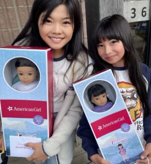 Michelle Krusiec Instagram - Look at this sweet cast! Irresistible. I had such a blast shooting American Girl: Corinne Tan. And I don’t mean  the first day of shooting when I thought I had covid and they shut down production. Which was not funny AT ALL. 😳😳😳 And they had to express 🚚 my covid test down the mountain we were shooting on and back which took a day 🫣 and it turned out I did NOT have covid. You can find this sweet relatable family film on Amazon. It’s incredible to me to come from a family who could never afford American Girl dolls to playing the Mom to one in live action. Times have changed and I couldn’t be more excited about this cast. Look out for their journeys! @miyacech @kaicech @retrogradejason
@jasoncermak @auhlani @mywanlin @dpspirogrant @sariknightcd Lindsay Chag Maureen Webb Ryla McIntosh @albert.nicholas 🙏🌸 #holidayfilms #americangirl #americangirlbrand #corrinetan #imthemom