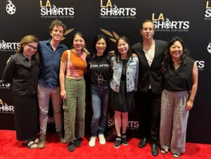 Michelle Krusiec Instagram - Celebrated the premiere of my @americanfilminstitute directorial short BITE at @lashortsfest to a packed house. Thanks for joining and supporting: producer @movefilms EP @whysrl Actress @kirstenhoang Associate Producer and storyboard artist @jamesmbristow Sound Recording Artist @suyuting0802 Production @brielleloving Script supervisor @liang4150 🙏👏👊🏽 I could not do this alone. Building together. Not pictured Swing @ownamental Musician @chihsuanyang #filmpremiere #shortfilms #shortfilmfestival