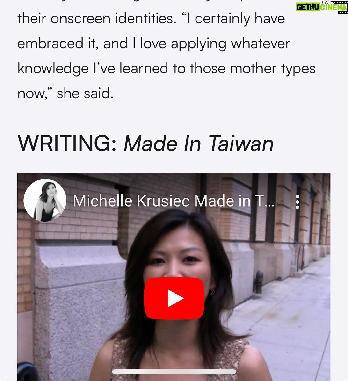 Michelle Krusiec - 625 Likes - As the GODMOTHER OF ALL AAPI HOLLYWOOD REPRESENTATION, I hereby declare happy Asian American and Pacific Islander heritage month otherwise known as May to the rest of yous. I want to start by saying major THANKS to @envimediaco and Karen Yi for this wonderful interview supporting my GODMOTHERHOOD. I donāt take my position lightly folks. Check out the full article on their site. I mean, itās TRUE. SO TRUE. Ive been talking about visibility since I started in this industry. But I know I was not the first!! šHopefully this month, we will continue to see all the contributions folks have made past, present and future that make May so much more interesting in your scroll! šš„°š¤And Iāll to continue to post the holiest of history lessons and news!!! #aapiheritagemonth #aapi I AM #aapigodmother š§š½āāļøš§š½āāļøš§š½āāļøš§š½āāļøš§š½āāļøš§š½āāļøš§š½āāļøš§š½āāļø