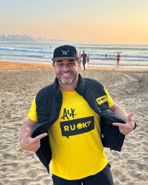 Miguel Maestre Instagram - Hello amigos 
A lot can happen in a year, a month, a week. The people !you care about go through life’s
ups and downs every day.
Ask RU OK? Any Day because life happens every day.
By checking in regularly, you can help prevent small things from becoming big things.
Visit ruok.org.au for free tips and tools to bring the R U OK? message across your year.
#RUOKAnyDay #RUOK

The last pic in this post is my best friend from Spain Daniel he has lost the battle with mental health leaving behind a family full of love a beautiful circle of friends a daughter the most beautiful parents … 
It has taking me a while to come to terms why this happened we were laughing together a few months ago…
It feels like with him gone a part my Spanish self is gone too as we grow up together live life to the fullest …
He was a hard strong man never scared of anything …and the pressure of money life itself took him from us 
Make sure you get  your head over of shoulders checked.., enjoy the little things , love your circle and if shit is not going well just share it with people you trust and never underestimate the whole you leave behind when u gone … the people that love u will miss you 
Ask are u ok any day … trust the signs.. sun shinning everyday after a bad day 
This is not mean to be a sad post is mean to encourage us to be aware of the importance of mental health 
A swim in the ocean best start of the day … just the little things 💛
@ruokday