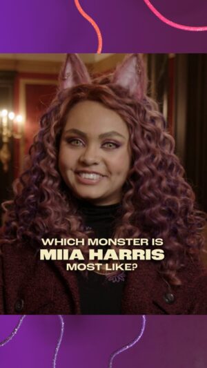 Miia Harris Instagram - would go back to school to be beasties with @Miia.Harris any day 💜 more ghoul things to come in #MonsterHigh2