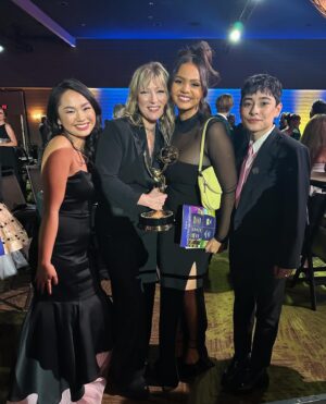 Miia Harris Instagram - The Children’s & Family Emmys are so cool. Getting to present there was so cool. Monster High winning the award for best choreography is even cooler. Endlessly grateful for this monster fam and this monster journey <3
@hlghlg I am so grateful to get to work with your epic mind! YOU are the coolest :)