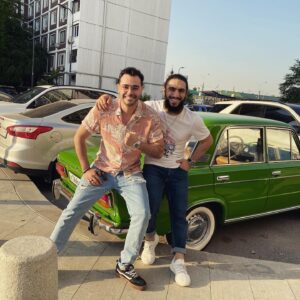 Mikael Aramyan Instagram - С лучезарнейшим @maestro_migran 
Больших побед тебе, брат! 💪🏽