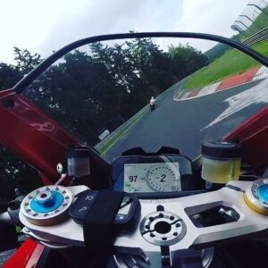 Mikael Persbrandt Instagram - 20 years sins I was on two wheels @nurburgring_official_page 
Warming up, Getting used to the speed. Shoot by #matteskog also on a V4R👻