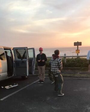 Mike Carroll Instagram - Here's a little story... @girlskateboards 
@corykennedy  We are at Sketchy🎉
In an obtuse moment🇺🇸🇺🇸