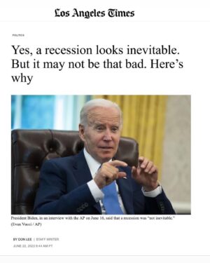 Mike Cernovich Instagram - A recession is coming but it’s not a big deal. - Regime propagandists.