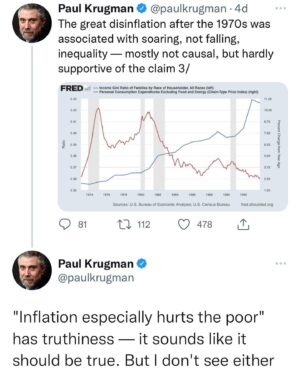 Mike Cernovich Instagram - All they do is lie. This includes economist. This man a Nobel prize and doesn’t understand the difference between high interest rate consumer debt held by low income debtors and low interest fixed rate debt held by higher income earners. 

Or he does and is lying. 

Moron or fraud, which is it?