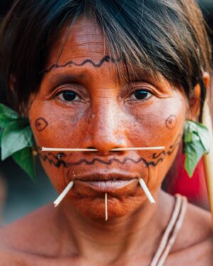 Mike Corey Instagram - LESSONS FROM 72H with the Yanomami Tribe of Venezuela.
One of the most isolated tribes in the Amazon Rainforest.

Hunting, fishing, and blowing Yopo. 

These are the moments I’m searching for. Authentic connection with people living lives so different than mine. The wisdom from just a few days lasts forever. Some big take always:

1. We must battle daily with our inner worlds. Most sicknesses are spiritual. The greatest wars are inside ourselves.

2. Barefoot allows a connection to earth. None of the Yanomami have ever worn shoes. Allow your body adapt and it will. We coddle our bodies too much, and we are weak because of it.

3. We become everything when we die. We melt into the earth, physically and spiritually. We are connected to everything. We came from it, and we will return to it. Every leaf has the soul of a person imbued inside. Treat it with respect.

4. Jaguars and Vipers are f*cking scary. There is no shame in fear, it must be embraced. Otherwise fear will kill your mind.

5. Loin-clothes are in. A bright red thong is the perfect wardrobe for the Amazon. I’m not wrong. You’re wrong. 

Photos by @rodrigoungaro 

Big love to @vidafuria If you want to visit Venezuela, message them on Instagram. This country is WILD. 🇻🇪