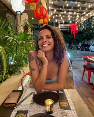 Mike Corey Instagram - Missing sandy feet, dancing late, ocean swims, cold plunges, morning smoothies and losing at board games to this girl ❤️ 
@traveleroflove