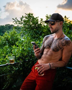 Mike Corey Instagram - These 3 months perhaps have been some of the most transformative in my entire life:

- Wrapping 6 months hosting my Travel TV show
- Getting my solo skydiving certification.
- Etching my chest with a compass.
- Shattering myself on Ayahuasca.

And, behind the scenes, deciphering what my role is in the spotlight. On TV, on YouTube, on Podcasts, and Here.

You see me on grand adventures, eating Green Mambas in Congo, questing for Crystal Skulls.

But what I really want to do is help. 

Help people find their path. Help people conquer their bullsh*t. Help boys become men. 

My adventures have been unbelievable, I can 
tell stories that no one else on this planet can… But my passion is to be of service. 

So friends and followers, what questions can this fear fighting, sky and scuba diving, adventure travel TV host answer for you? What can I help you with? 

Please comment below 🐉
