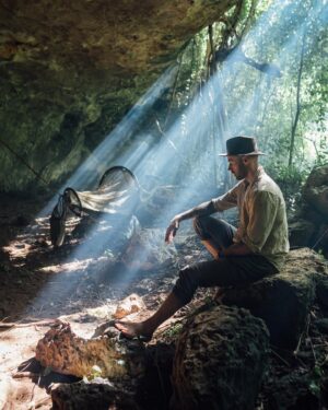 Mike Corey Instagram - Mike Corey = The Real Life Indiana Jones?

@skycowans and her crew flew down to Mexico to meet me and spend 36h on an expedition. After wasp stings, diarrhea, venomous snakes, and human remains we emerged from the Mayan Underworld. The video is now posted on YouTube.

Can’t say I mind the comparison.
Think I play a good Indy? Check the video in my stories 🤠

Thanks to @skycowans for the epic collab and @tours_sukun for all logistics and planning 🐍