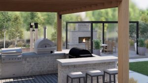 Mike Pyle Instagram - 3D renderings allow for our clients to really get a feel for what their space will look like. Adding details such as furniture and textiles helps bring it all together! If you’re interested in learning more about our process, go to my website and book a free consultation 🙌🏻 #MPD #MikePyleDesign #Aesthetic #Design #OutdoorLiving #LandscapeDesign #Landscaping