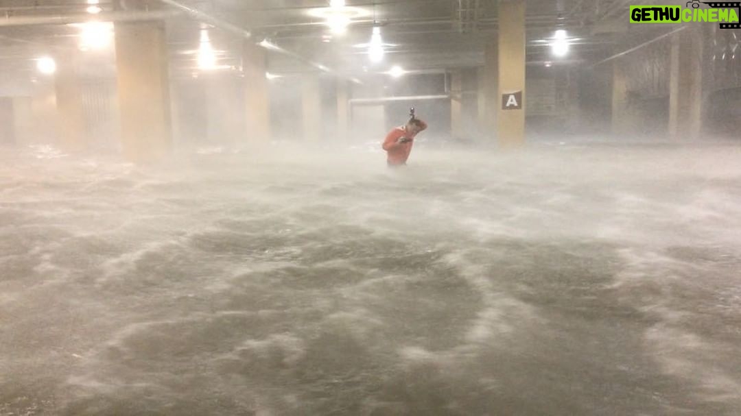 Mike Theiss - 10K Likes - (Video) Storm Chaser @reedtimmer fighting off Hurricane Force winds and storm surge inside the eyewall of Hurricane Nate in Biloxi, Mississippi. Video by Mike Theiss @ExtremeNature