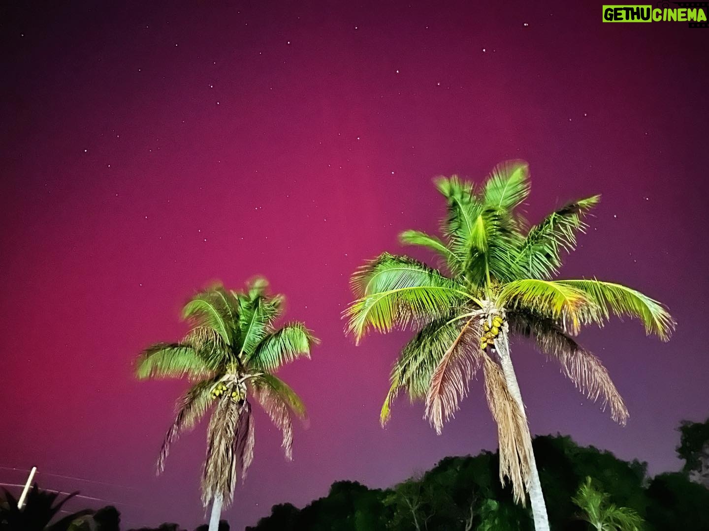 Mike Theiss - 7K Likes - (May 10th, 2024) Incredible pink Aurora Borealis with faint light pillars in Key Largo, Florida. Never in my wildest dreams did I think I would witness the Aurora Borealis from my front yard in the Florida Keys. This truly was a rare and historical solar storm event.
iPhone 14 ProMax
Photo Coordinates: (25° 07’ 56” N) (80° 24° 19” W)
.