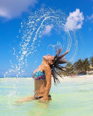 Mike Theiss Instagram - Beach day !! Enjoying refreshing turquoise water, pink sand beaches and lots of vitamin D at #SandalsBarbados