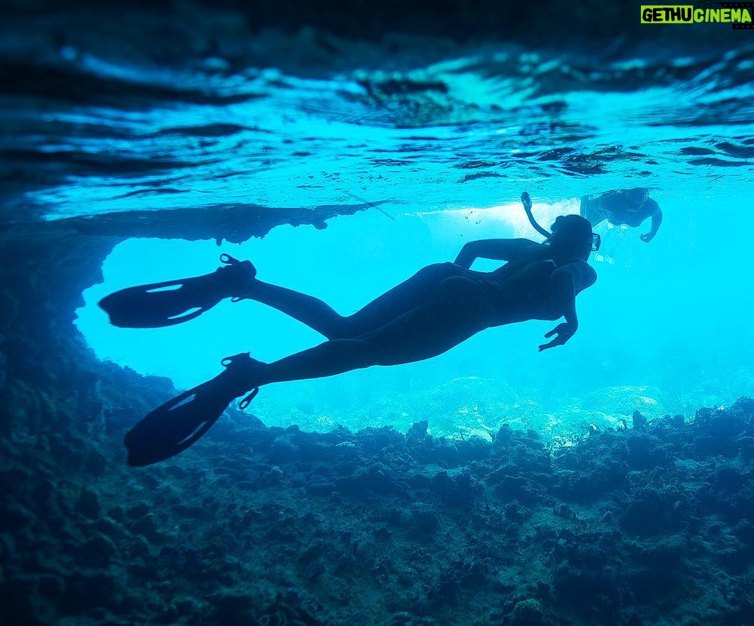 Mike Theiss - 5.3K Likes - (On assignment @SandalsResorts) Snorkeling through the hidden entrance of Thunderball Grotto with @IslandRoutes located just west of Staniel Cay in Exuma, Bahamas. This underwater cave system is great for snorkeling and diving. It has an abundance of exotic marine life and a large variety of brilliantly colored corals and fish. The grotto's mystique is heightened by the small, almost hidden entrance. It is advised to enter at low or slack tide. At high tide, diving equipment is necessary. The grotto got its name from the 1965 James Bond spy film "Thunderball," which was shot there. It was also the site of another James Bond film, "Never Say Never Again" in 1983, also based on the Thunderball novel. #LiveFunner Photo by Mike Theiss @ExtremeNature