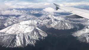 Mike Theiss Instagram - Incredible view of snow capped mountains while flying into Ushuaia, Argentina getting ready to board the National Geographic Explorer to start a 2 week journey to South Georgia and the Falkland Islands (Islas Malvinas) with @LindbladExp. Photo by Mike Theiss @ExtremeNature