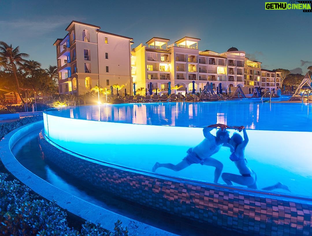 Mike Theiss - 6K Likes - Relaxing and having a romantic evening swim at the @sandalsresorts infinity pool. Photo by Mike Theiss. #SandalsRoyalBarbados