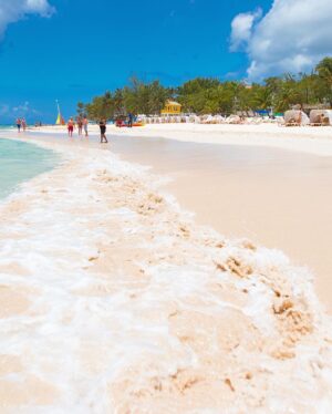 Mike Theiss Instagram - Beach day !! Enjoying refreshing turquoise water, pink sand beaches and lots of vitamin D at #SandalsBarbados