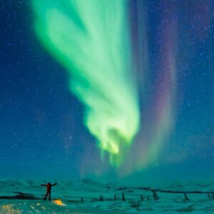 Mike Theiss Instagram - (Cinemagraph) A dream come true while standing in the arctic circle admiring the Aurora Borealis, also known as the Northern Lights, dancing throughout the sky. This epic adventure took place in Yukon Territory, Canada while standing in subzero temperatures below -40F. TAG someone you want to witness the Northern Lights with. This #cinemagraph edit illustrates movement to give a better idea what it's like to witness the lights twist throughout the sky. Photo by Mike Theiss @ExtremeNature