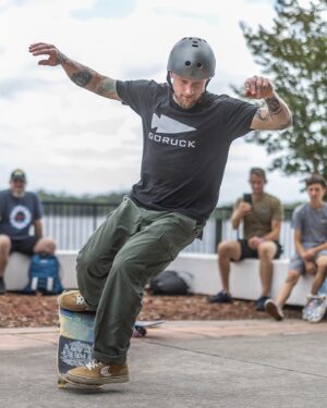 Mike Vallely Instagram - 2011, I signed up for a @goruck Challenge in Las Vegas, Nevada (Pic 2). The GORUCK Challenge is a 12-hour, 15-20-mile team-building endurance event dreamed up by Green Beret and GORUCK founder @jasonjmccarthy to spotlight the quality of GORUCK Rucksacks to the world. This event introduced me to the best backpacks I have ever used and opened my eyes to what it really means to be a part of a team, imparting profound lessons that I incorporate into my daily life. From there, I went on to do the first ever GORUCK Ascent (Pic 3) in Colorado, and not only did I walk away from these events a more in-tune and better person, but I also developed a long-standing friendship with Jason, who continues to make me a better person, and even a surfer, haha (Pic 10).

Since 2011, I have always Rucked, whether while walking the dogs (Pic 1), on a hike, or as part of a workout. At the start of the pandemic, my daughter @lucy_vallely and I took to Rucking as a form of exercise and a therapeutic answer to the mental toll of the lockdown. We covered much ground, up, down, and across Long Beach, California (Pics 4&5), and then we took to the road, hiking the Grand Canyon together (Pic 6); doing so is one of my fondest memories of that difficult time.

In April of 2022, on behalf of GORUCK, I attended @sandlotjax, where I made my last ever public skating appearance (Pic 7), doing what I have always done: sharing and promoting the love and fun of Skateboarding. Shortly after, my company, @streetplant, and GORUCK collaborated on a Signature Skate Rucksack (Pic 8) and a Skateboard Deck with art by @rdsparks (Pic 9). The Skate Rucksacks sold out fast, but we plan to make more. The Board is still available from Street Plant.

Today, I am honored to say that I am working with GORUCK to continue to bring awareness to Rucking as a meaningful form of exercise and to share the gear I use for travel. Check out @goruck, and if you want to purchase some GORUCK gear, you can save 10% using my discount code at checkout: MIKE10—link in bio.

#GORUCK