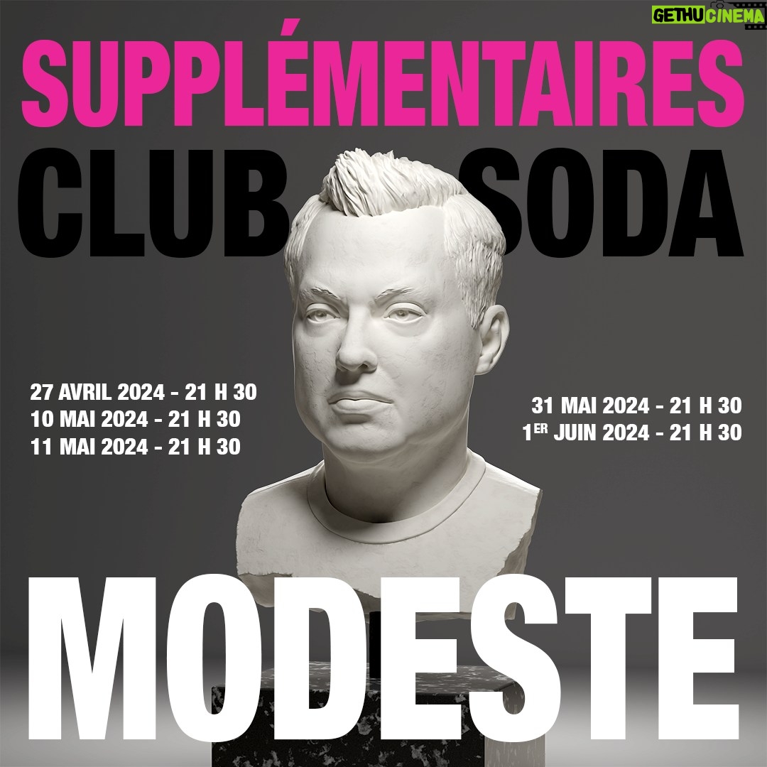 Mike Ward - 439 Likes - On ajoute 5 supplémentaires au @clubsodamtl ! #Brag
Voici les nouvelles dates :
27 avril 2024 21h30
10 mai 2024 21h30
11 mai 2024 21h30
31 mai 2024 21h30
1er juin 2024 21h30