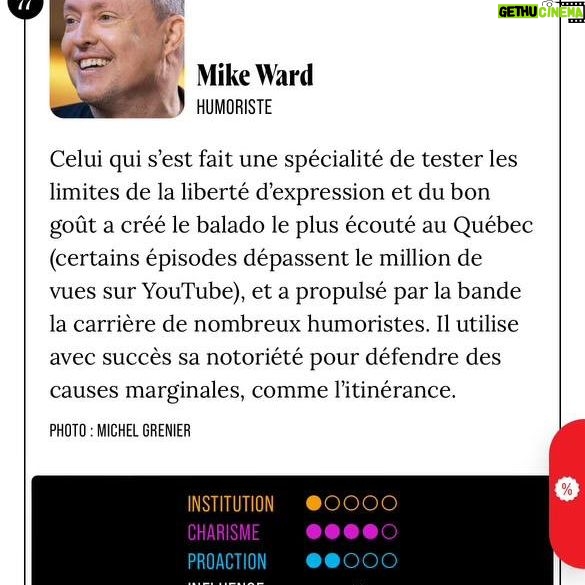 Mike Ward - 3.6K Likes - Le palmarès des 100 personnes les plus influentes du Québec vient de sortir.
Selon @lactualite :
Mike Ward > UDA
😂😂😂