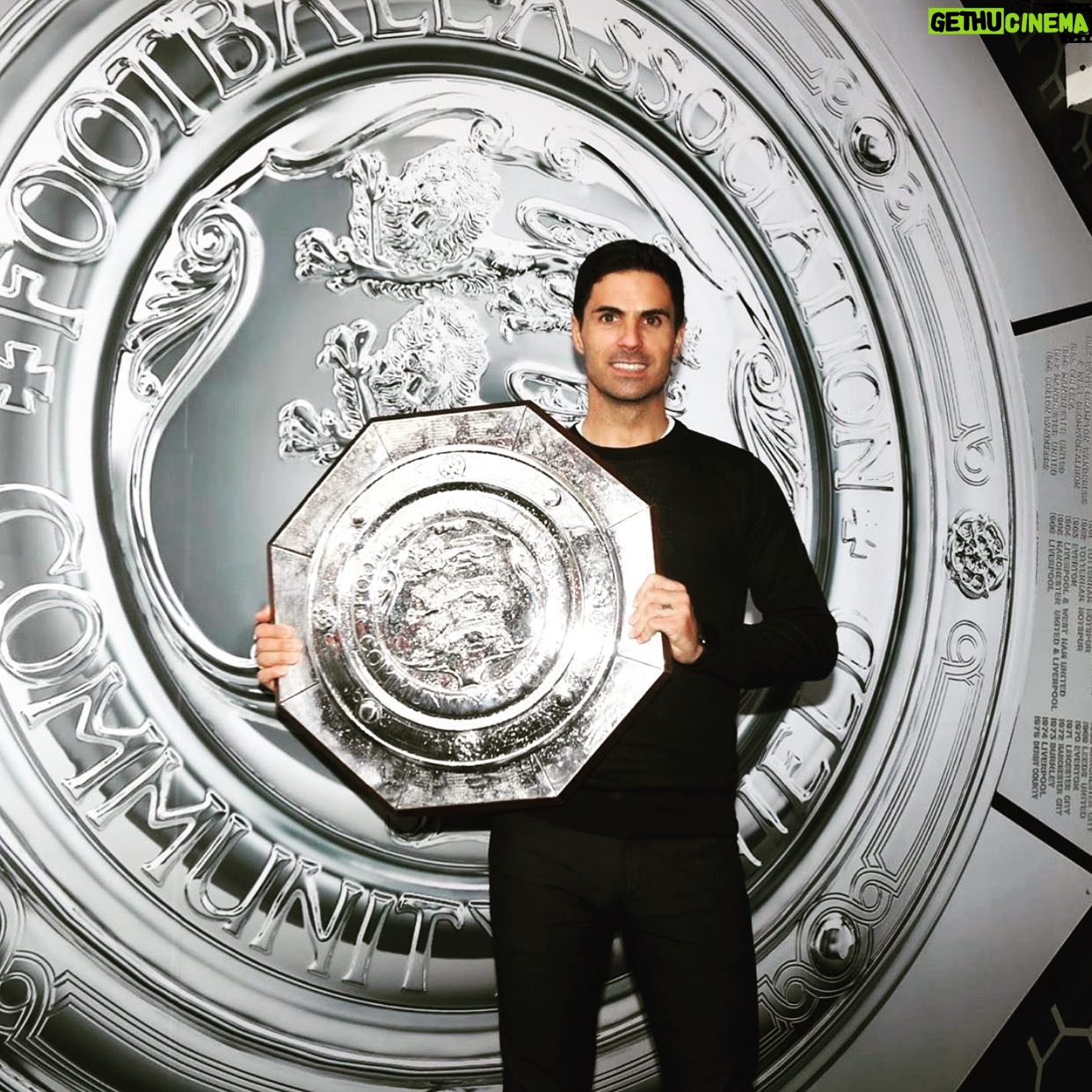 Most liked Instagram photo of Mikel Arteta