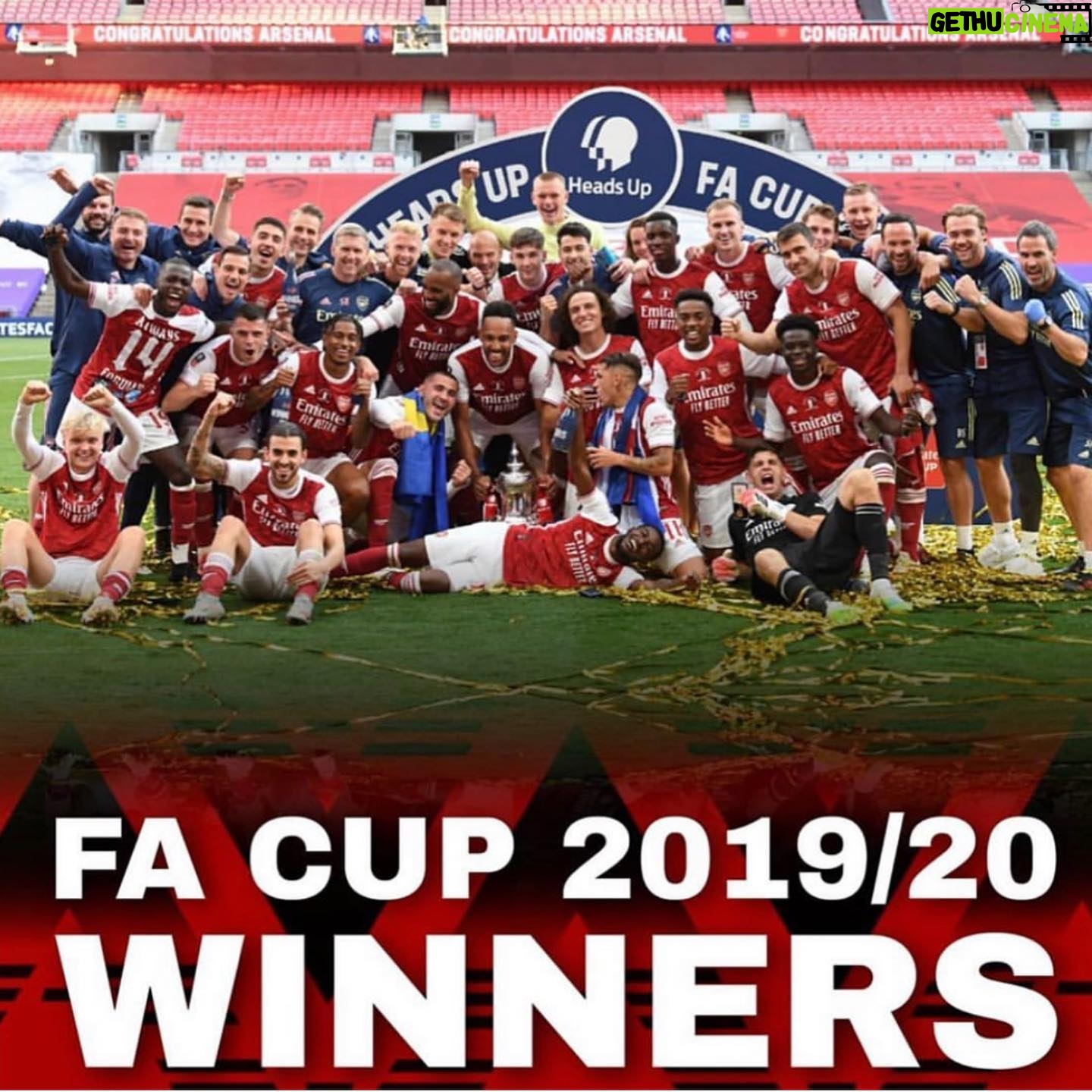Mikel Arteta - 346K Likes - Thank you everyone for being so supportive. We knew that there were expectations and this trophy is for you. There is still a long way to go of improving on many things, but I’m very proud of the players, who have been fantastic and the staff, who also worked very hard. Again, thank you so much for the support and belief. #COYG #headsupfacup #facup