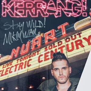 Mikey Way Instagram - Greetings!
I hope this finds you all doing well!
I was cleaning out the @electriccentury warehouse and came across some swag you might be interested in!
I’ve got 4 pairs of test pressing vinyl & a signed @kerrangmagazine_ 
by me @mikeyway 
All you need to do is post the title of your favorite E⚡️C song in the comments and I’ll pick FOUR WINNERS AT RANDOM !
(USA residents only)
.
#electriccenturyband #electriccentury #mikeyway #mikeywaymcr #mikeyfuckingway #mikeyfuckinway #forthenighttocontrol #giveaway #giveaways #kerrang #kerrangmagazine