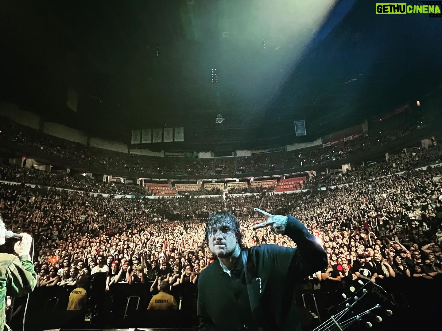 Mikey Way - 66.4K Likes - We love you all! Thank you OKC for the spectacular kick off to our tour in the States 🤘🫶🎸