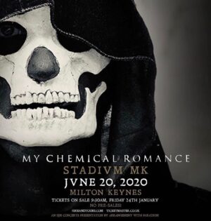 Mikey Way Instagram - Tickets on sale tomorrow at 9:30am GMT! #MCRMK