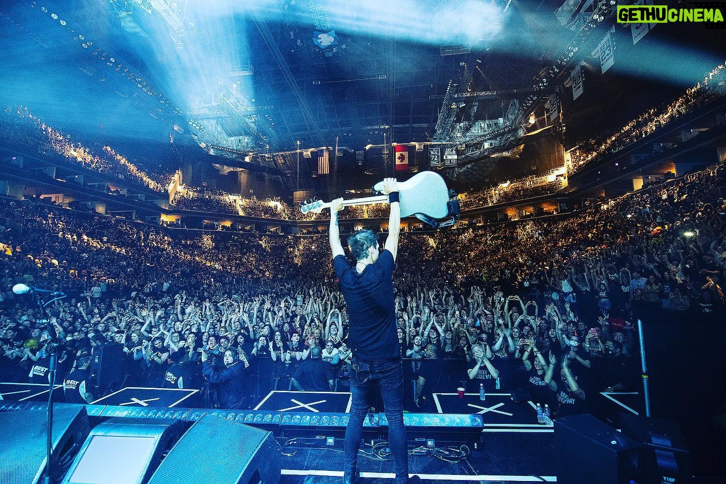 Mikey Way - 60.3K Likes - 2022 - I’m never going to forget you. I can’t recall a year that had so many important moments wrapped inside. From sharing the stage again with my best friends and seeing the world with my family, I will carry them with me until the end of time. I want to take a moment to thank everybody who made it all possible. To our fantastic crew, for working tireless hours with dedication to help bring our show to life - thank you. To my band mates and brothers, for their fearless dedication and brilliant vision - thank you. To our families, for always being our anchor and giving us the best hugs when we come home - thank you. And to you, the most amazing fans in the world, who bought the tickets to fill the rooms with your voices, and our hearts with love, thank you! I wish us all the most amazing 2023. 📸 @beemer138