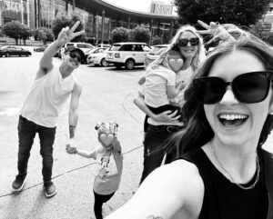 Mikey Way Instagram - I’ve had some time to reflect on the phenomenal tour that just wrapped up & I wanted to take a minute to thank the women in this photo! While I was out rocking across the globe, they held it down for me at home like super pros. No matter what time zone I was in, they were always there for me. They also trucked half way across world so that we could all share in priceless memories that will last forever! There was no greater gift than to look over and see their smiling faces during show, or come home to their hugs after a long stretch. 
I love them more than words can say - @kristincolby @staceyey 🫶