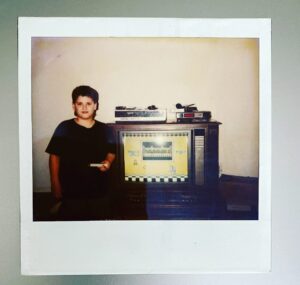 Mikey Way Instagram - #fbf Way back in 1990, I had my mom snap this Polaroid in hopes of it being printed in a future issue of Nintendo Power Magazine. Here I am, proudly having conquered Super Mario Brothers 3 @nintendo