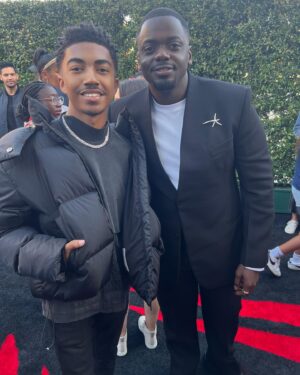 Miles Brown Instagram - spider-verse premiere 🕷️🕸️ @marvel