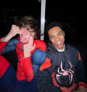 Miles McKenna Instagram - No picture can capture the pride I am feeling right now.. not only did GOOSEBUMPS get nominated for a @kidschoiceawards but one of my favorite males is nominated for FAVORITE MALE Tv Star 😭😭 Go vote for @_zack_morris on @nickelodeon !!!! Zack is my TV best friend turned real life family! I'm so happy you're being recognized for your talents and hard work!! PLEASE vote for this man or may Biddle haunt you!!