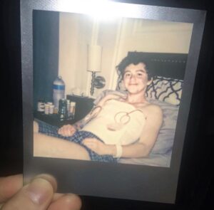 Miles McKenna Instagram - He didn’t know everything (ANYTHING), but baby Miles knew enough that now I forget I ever used to feel uncomfortable in my own body. Celebrating six years since I got top surgery today!!! MY MESSAGE TO YOU: a time comes when you’re not chasing milestones, just enjoying the life you made. 🖤