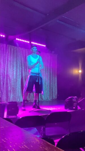 Milk Instagram - milk performs to audience of zero people during tech rehearsal 
-
singing Wonderwall by oasis at @cmoneverybodybk