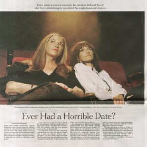 Mimi Cave Instagram - Don’t get sick of me yet! I’m just catching up to the feelings and moments of the past month. A few things to still share… the first being the love @freshmovie has received from the goddamn @nytimes 😱 

Truly floored receiving a Critic’s Pick, they donned us with the best rating of ‘hazy sex and coarse meat’ to boot… and then put a delicious cherry on top by sitting down with me and @laurynkahn for an in-depth conversation. A terrifying yet beautiful dream come true. Seeing the Arts section in print…I don’t even know what to say, but my grandparents would be proud. Thank you Lauryn for your continued partnership in all things Fresh. Thank you #nicolesperling for careful consideration of our words and time. I still can’t believe it. ♥️