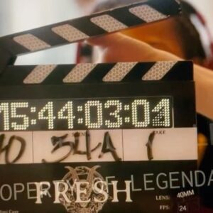 Mimi Cave Instagram - What a wild week for @freshmovie !! The love for our film has been incredible to witness, thank you to everyone that has watched (and re-watched!). I  intend to share more in the coming weeks, but for now please enjoy some fun behind the scenes moments from the prep and filming of Fresh while I go take a long nap… (apologies for all the embarrassing noises I make)

1. Daisy and Sebastian rehearsing — many of our rehearsals turned into dance parties, obviously 

2. Daisy and our DP #pawelpogorzelski dancing in the woods to keep warm between scenes. Likely 3am 😵‍💫

3. Our hero producer/proud father Kevin capturing myself and Pawel on our last day on set 🥺 

4. Sebastian channels disco 🕺🏻 preparing to shoot a running scene. I mean can you believe this amazing location??

5. Jojo as Mollie being adorable as all heck, as usual.

6. A small preview of what our amazing art dept put together in the build for Steve’s house and the design/logistics of all the locations around Vancouver.