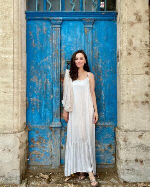 Mina Tander Instagram - •
Blue doors.
Blue skies.
Blue cape.
Blue's everywhere.

Wide ocean. 
Dragons.
Coven.
Family bliss.

Starting a WONDERFUL work project- tba.

A summer of freedom.
See you again next year.
💙

#médoc #vacancesdété #aixenprovence #piemonte #amsterdam #provence
