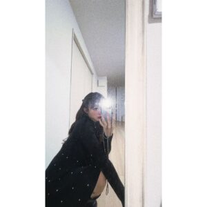 Minami Instagram - このワンピースとっても可愛い🖤🐈‍⬛