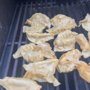 Ming Tsai Instagram - GrillStickers!! They were crispy and delicious!! No oil needed for scallion pancakes nor pajeons and super crispy #youarewhatyoueat #grillstickers