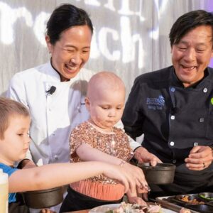 Ming Tsai Instagram - My next Cooking Live event with @familyreach is tomorrow, and I can’t help but take a stroll through memory lane and remember why I got started with such a great non-profit.

In 2010, my journey with Family Reach began when Executive Director Carla Tardif introduced me to Darlene, a young woman dying of osteosarcoma. One of Darlene’s last wishes was to come to Blue Ginger and eat a meal I cooked for her and her family. Without hesitation, I said yes. Fulfilling Darlene’s wish for a meal at Blue Ginger with her family and seeing the joy it brought them amidst their struggles was beyond moving.

Shortly after, Carla shared Raquel and Mikalo’s story. When Raquel’s son was diagnosed with cancer, she made the difficult decision to leave her job and support him through his treatment. As expenses piled up, they were eventually compelled to seek shelter in a homeless facility, where Mikalo continued his chemotherapy. The doctor emphasized the necessity of a bone marrow transplant for Mikalo’s survival. However, due to the shelter’s conditions, the procedure couldn’t be performed safely without a sterile environment post-transplant. Family Reach immediately stepped in, got them out of the homeless shelter and into their own apartment. Upon hearing this story, I knew I had to get involved and help beyond cooking a nice meal for families in the restaurant. That was 14 years ago and I haven’t looked back since.

Help me help @familyreach make a difference in so many families’ lives. Click the link in my bio to donate to Family Reach to help me reach my goal of raising $12 million! #dogood